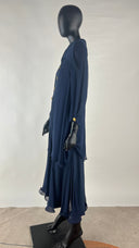 Abito lungo blu notte NIna Ricci
