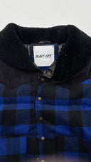 Bomber tartan inserti velluto Blast OFF