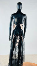 Slip dress lungo trasparente MARYolaine