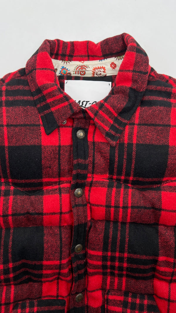 Bomber tartan con cartellino