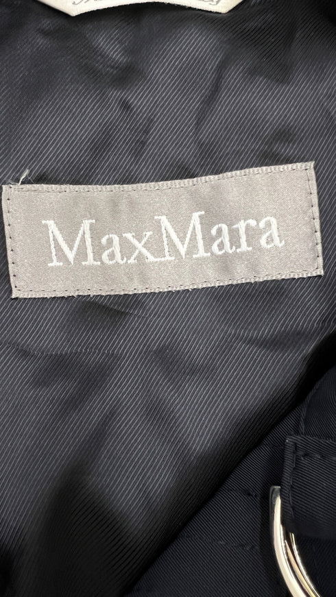 Giacca trench blu