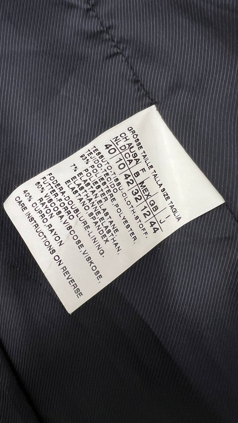 Giacca trench blu