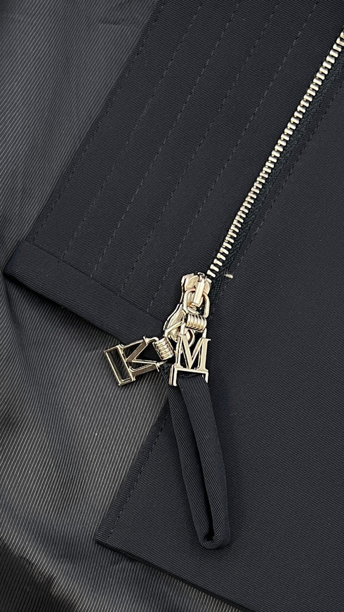 Giacca trench blu