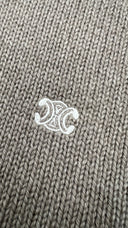 Maglion sabbia con logo Celine