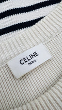 Maglia in cotone a righe Celine