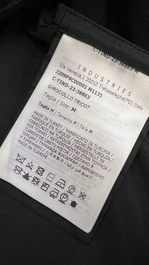 Maglione inserti tessuto