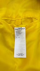 Pelliccia gialla oversize BALENCIAGA