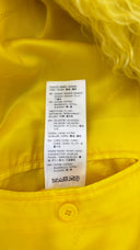 Pelliccia gialla oversize BALENCIAGA