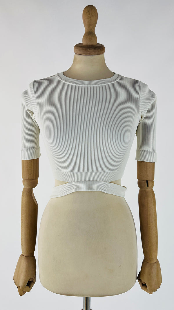 Cropped top con cinta