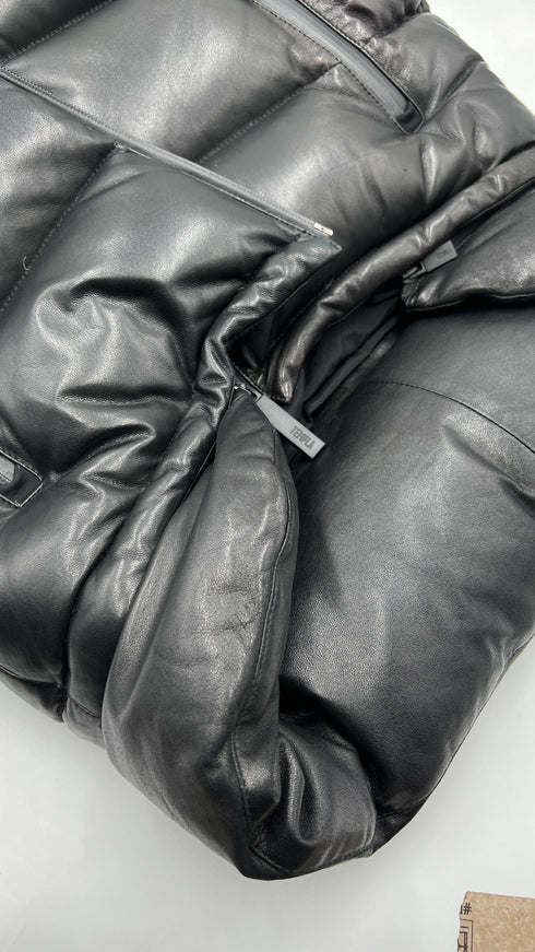 Gilet imbottito lucido