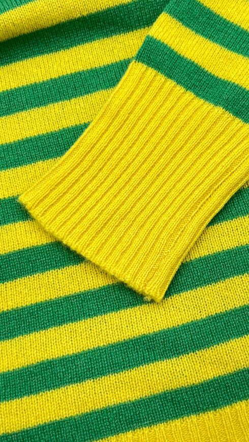 Maglia in cashmere a righe