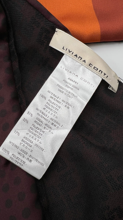 Poncho multi pattern