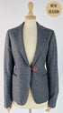 Blazer con chiusura moschettone