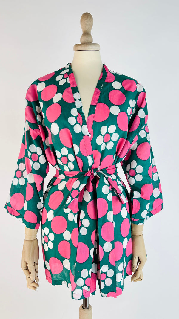 Blusa vintage pois a fiori