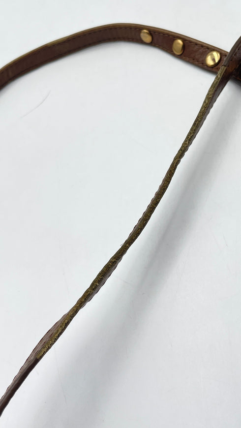 Borsa a tracolla marrone