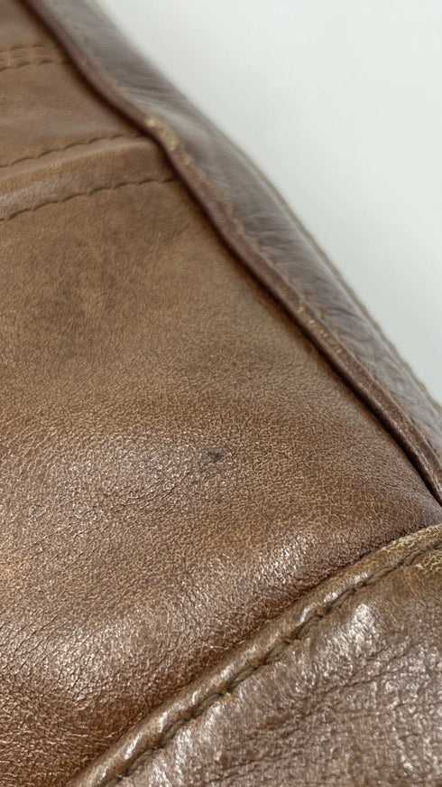 Borsa a tracolla marrone