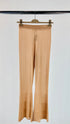 Pantaloni lurex a zampa