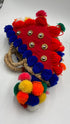 Borsa a mano con pompon