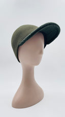 Berretto in lana verde Emporio Armani