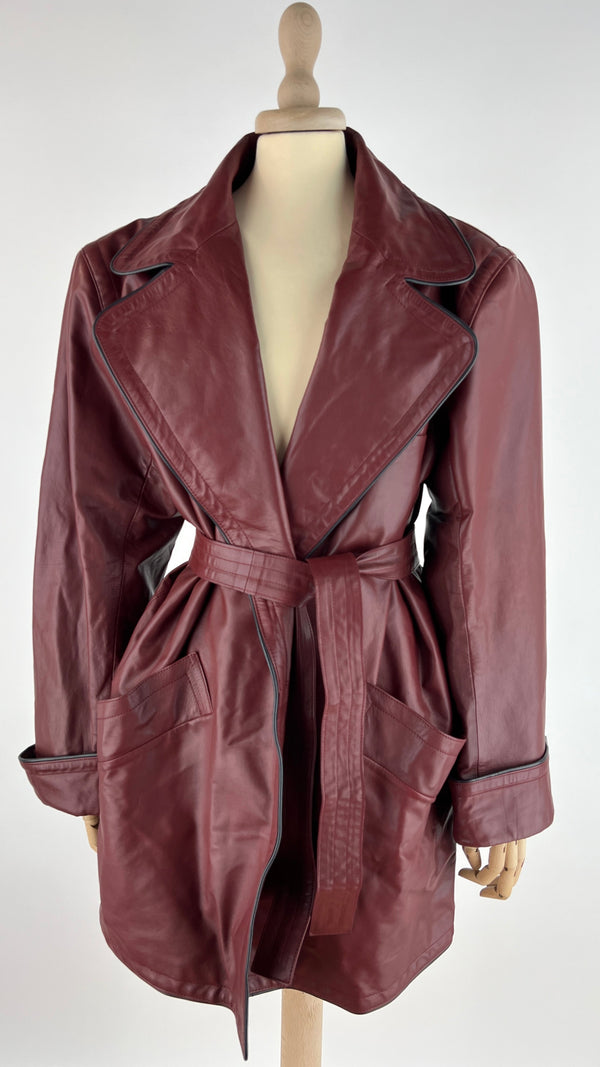 Trench pelle vintage