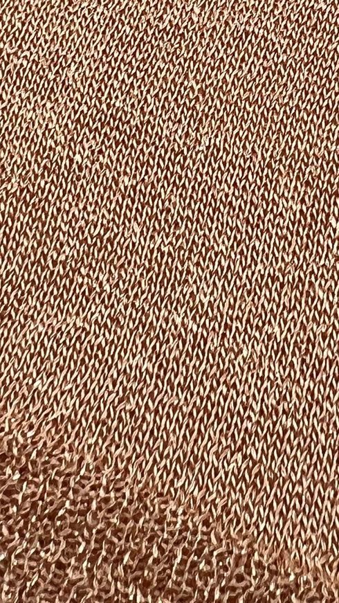 Pantaloni lurex a zampa