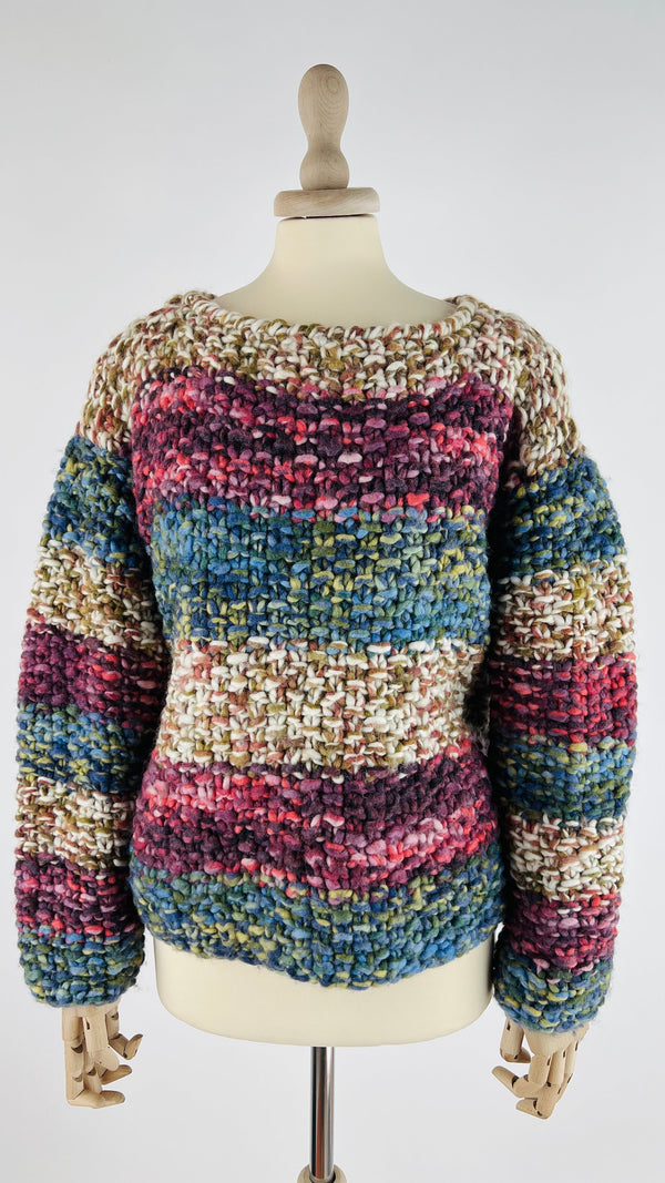 Maglione multicolor mélange