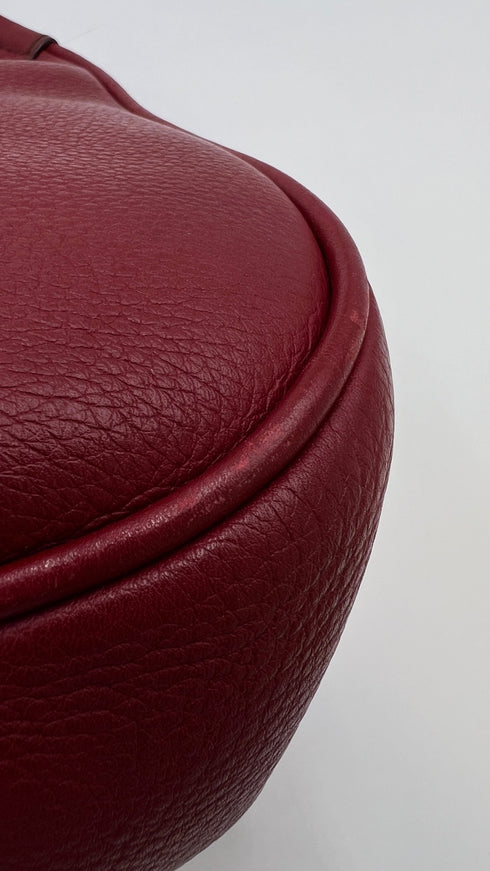 Borsa a mano "moon" rossa
