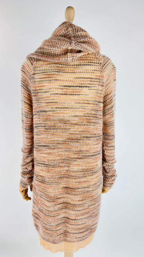 Abito in maglia fiammata