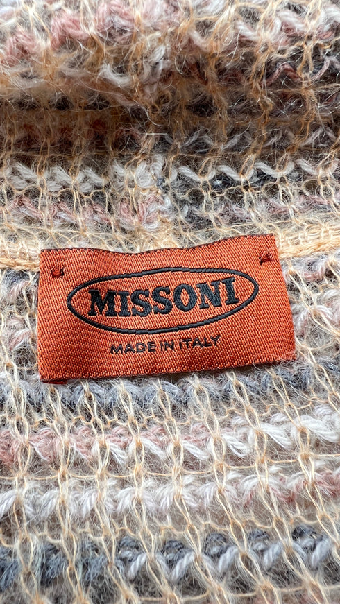 Abito in maglia fiammata