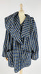 Caban pied de poule vintage