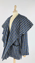 Caban pied de poule vintage