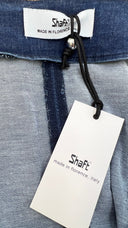 Camicia in denim bottoni floreali Shaft