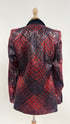 Giacca tartan paillettato
