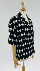 Camicia in seta a cuori MOSCHINO COUTURE