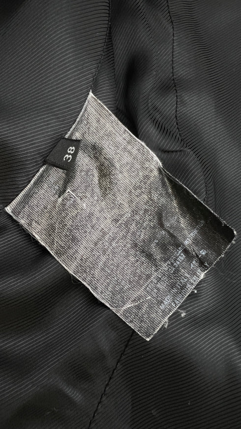 Blazer sfiancato nero