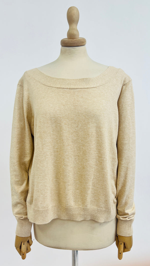 Pullover scollo incrociato