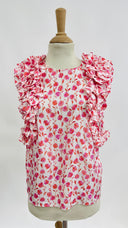 Top smanicato floreale ESSENTIEL antwerp