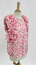 Top smanicato floreale ESSENTIEL antwerp