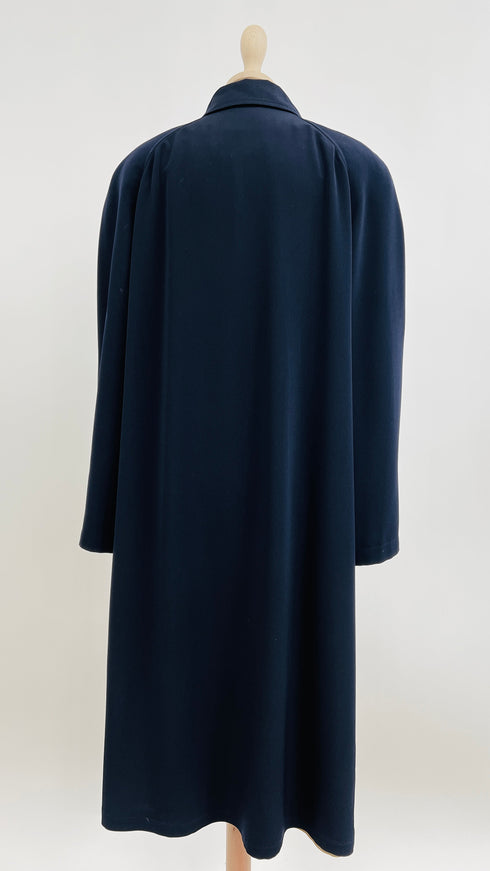 Trench raglan blu