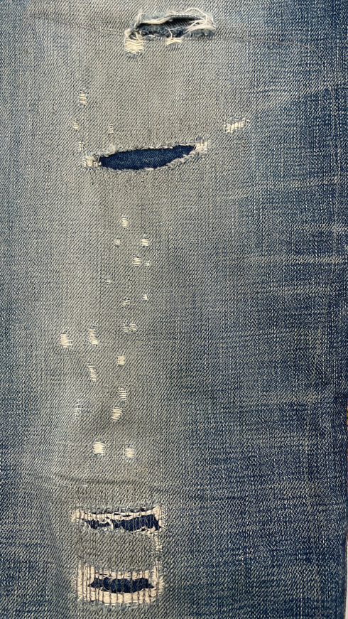 Jeans dritti stone washed