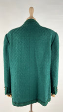 Giacca tweed verde TISSUs ungaro