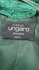 Giacca tweed verde TISSUs ungaro