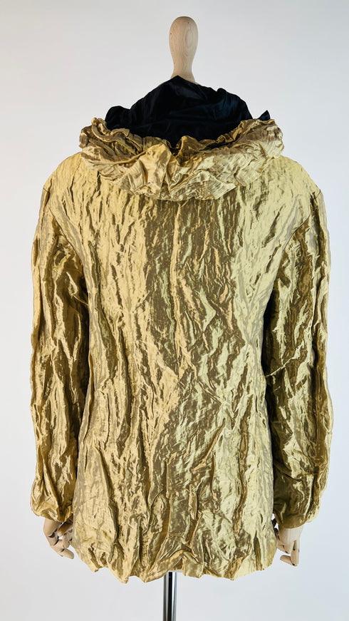 Giacca a vento dorata