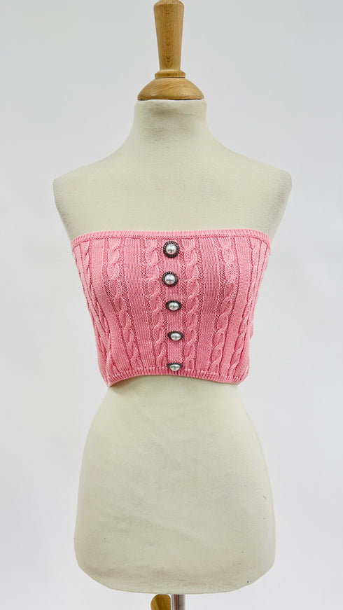 Top a fascia in cotone