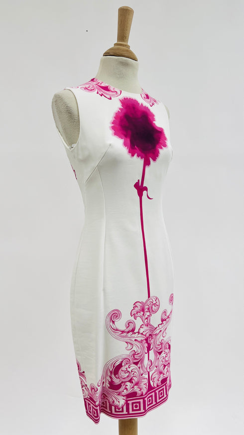 Abito midi greche e fiore