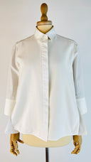 Camicia bianca in cotone-seta Valentino