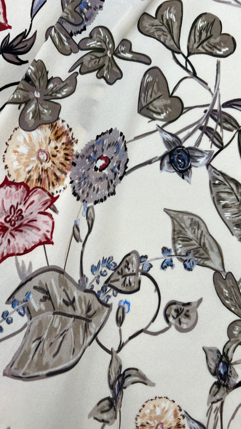 Camicia in seta a fiori