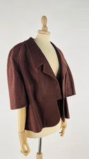 Giacca marrone sartoriale TESSUTO VALENTINO