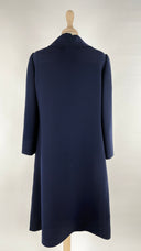 Cappotto lungo blu Maria Frigerio