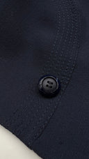 Cappotto lungo blu Maria Frigerio